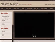 Tablet Screenshot of gracetailor.com